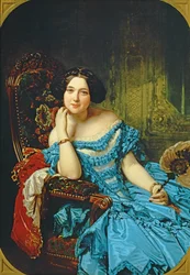 Porträt von Amalia de Llano y Dotres, Gräfin von Vilches, 1853